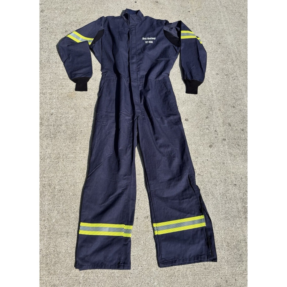 National Safety Apparel 12 CAL Coveralls Mens Large C88UJSM32 ENESPRO Workwear